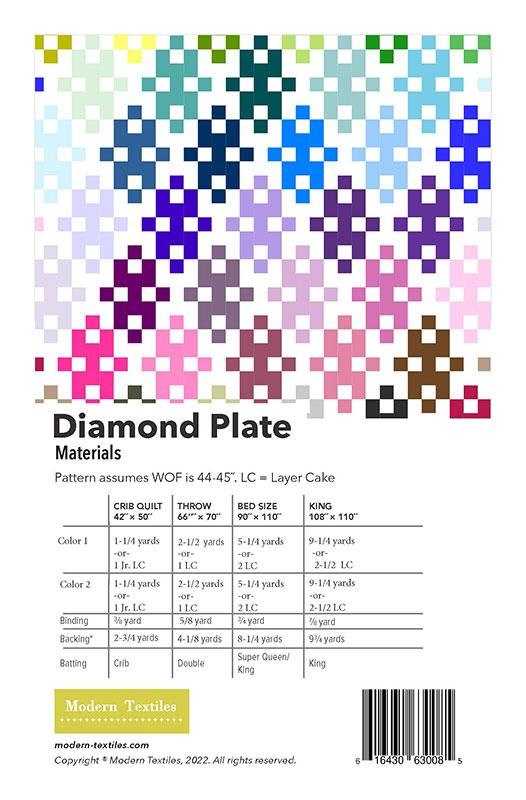 Diamond Plate Quilt Kit featuring Sketchbook by Alexia Abegg