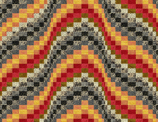 Colorful batik quilt to inspiring creative quilting and DIY batik projects