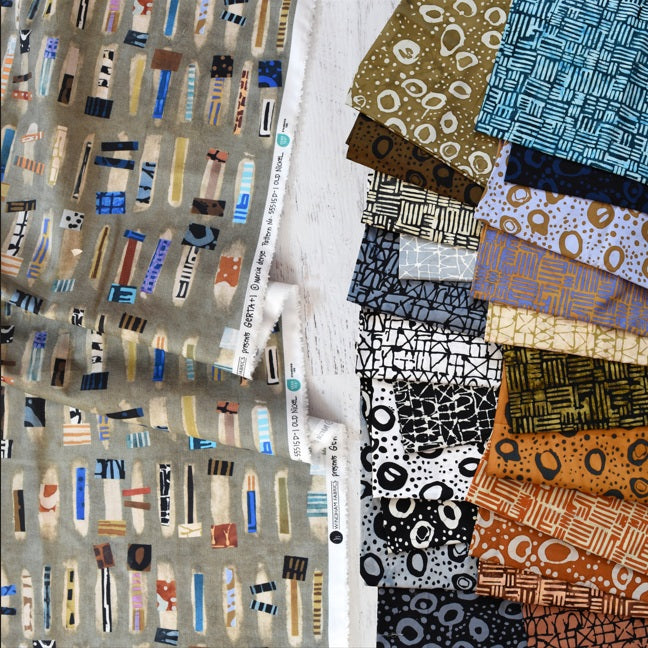 Moody Mod: Part 1 by Marcia Derse Anthology Fabrics
