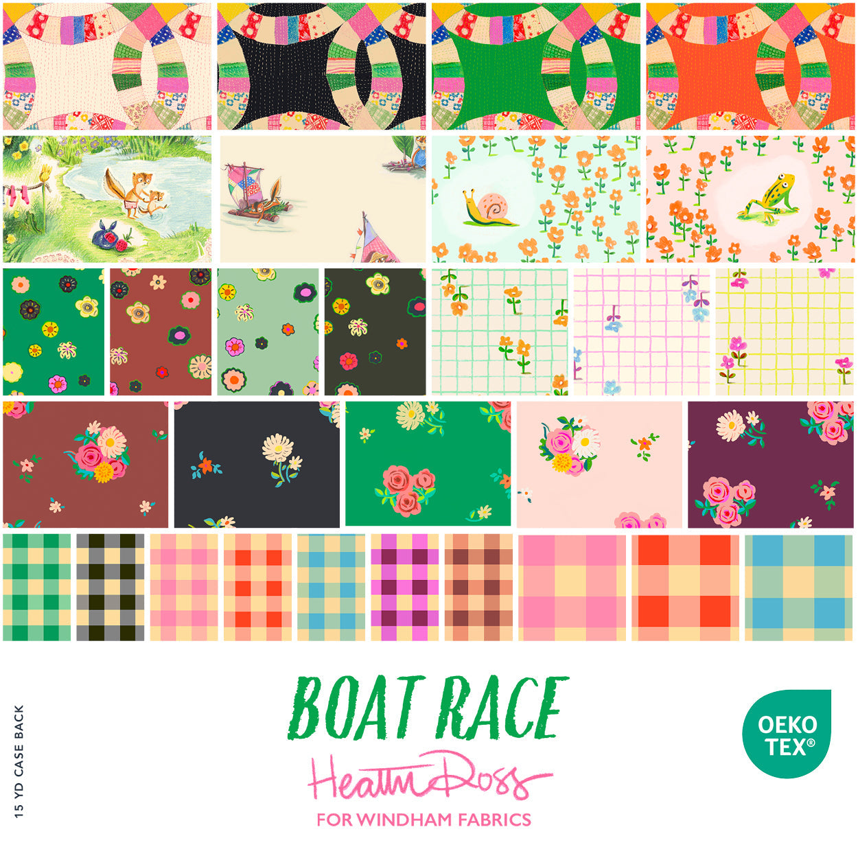 Boat Race by Heather Ross for Windham Fabrics
