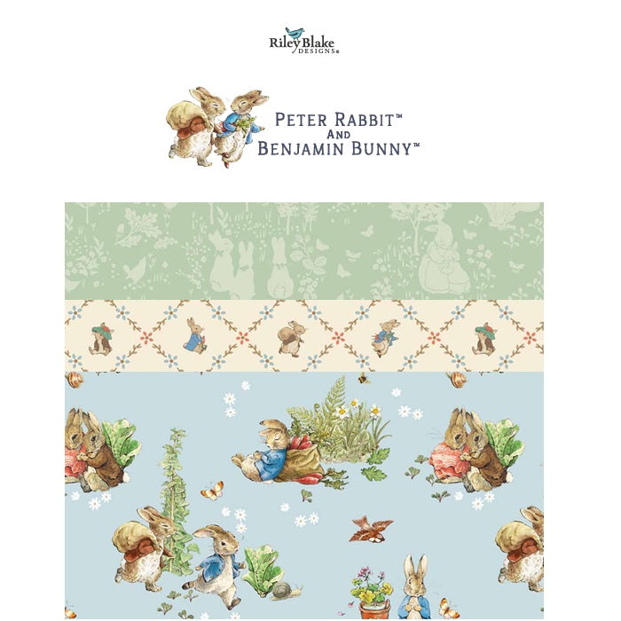 Peter Rabbit and Benjamin Bunny Riley Blake Designs