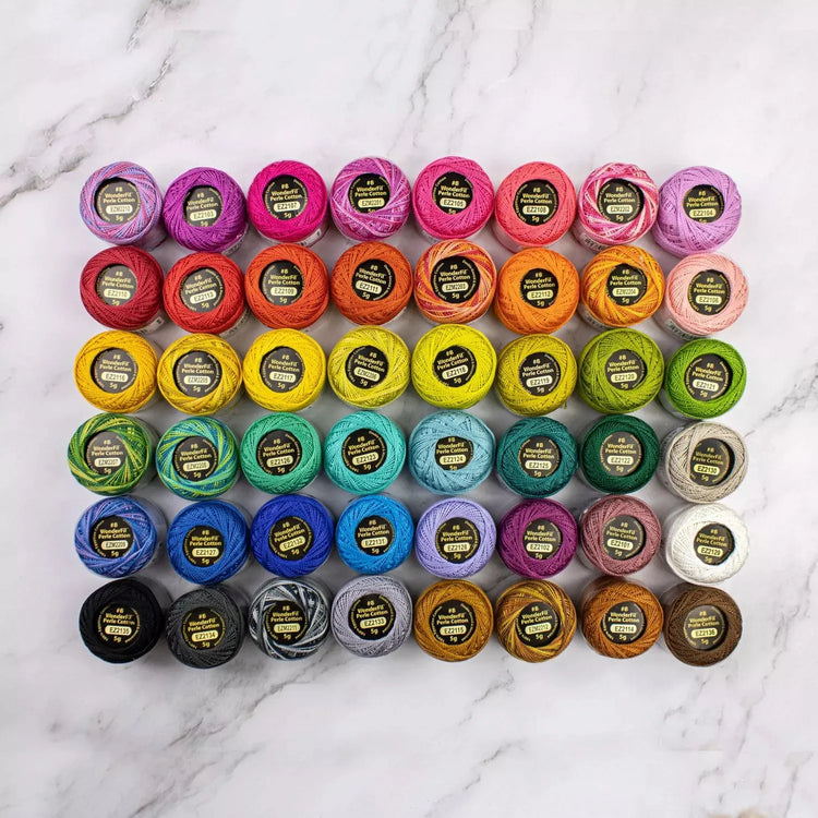 8wt Perle Cotton Collection - Alison Glass Series by WonderFil