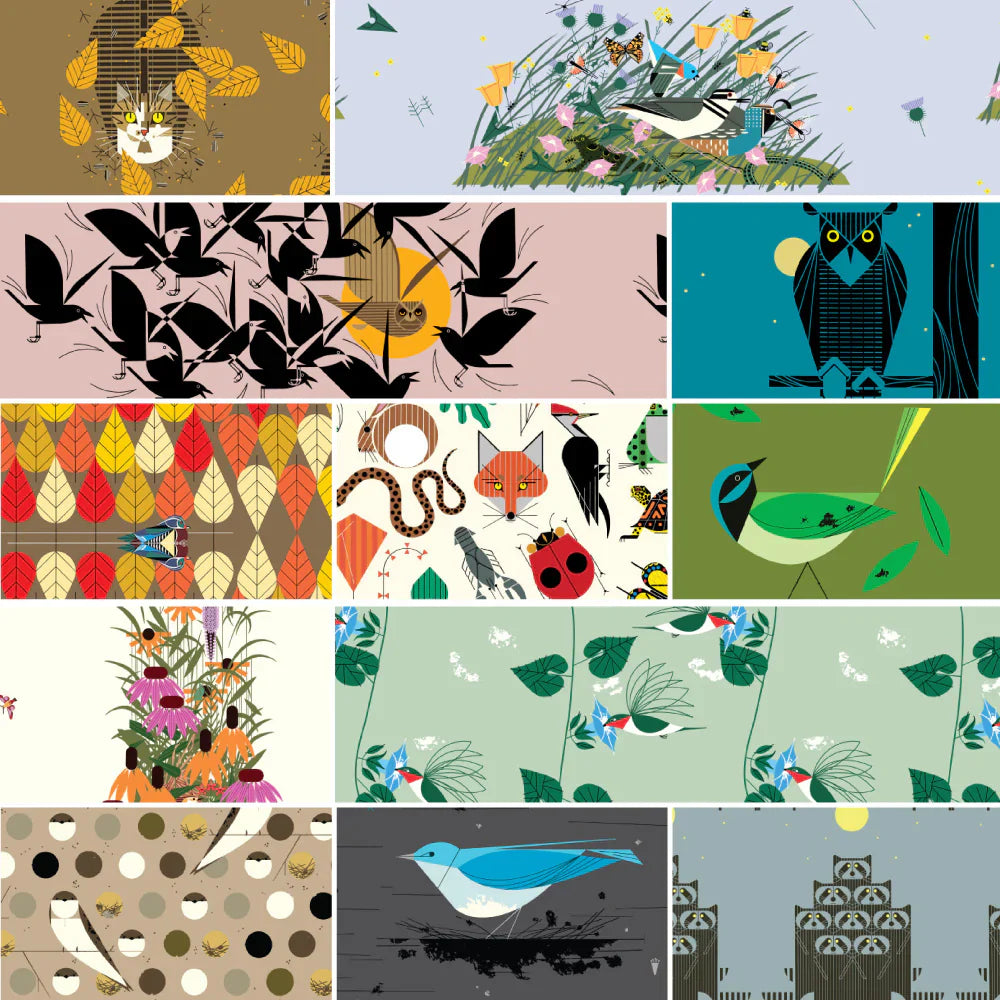 Iconic Vol. 2 by Charley Harper Birch Fabrics