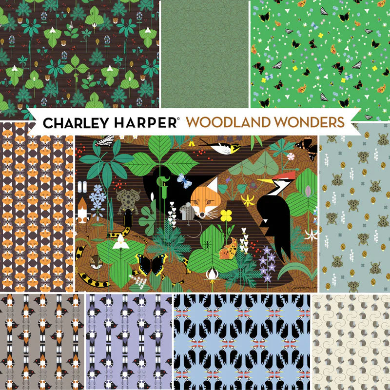 Woodland Wonders by Charley Harper for Birch Fabrics
