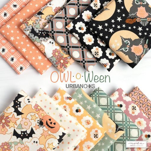 Owl o Ween by Urban Chics for Moda.  Modern Quilt Co. Halloween www.modernquiltco.com