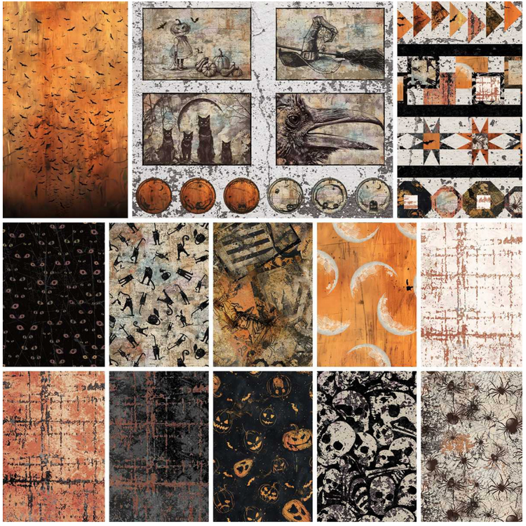 Scary Spice by Funny Girl for Studio E Fabrics