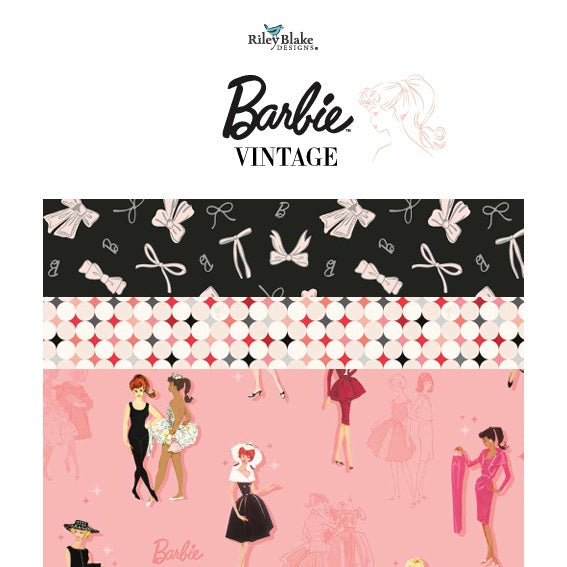 Barbie Vintage Fabric Riley Blake Designs