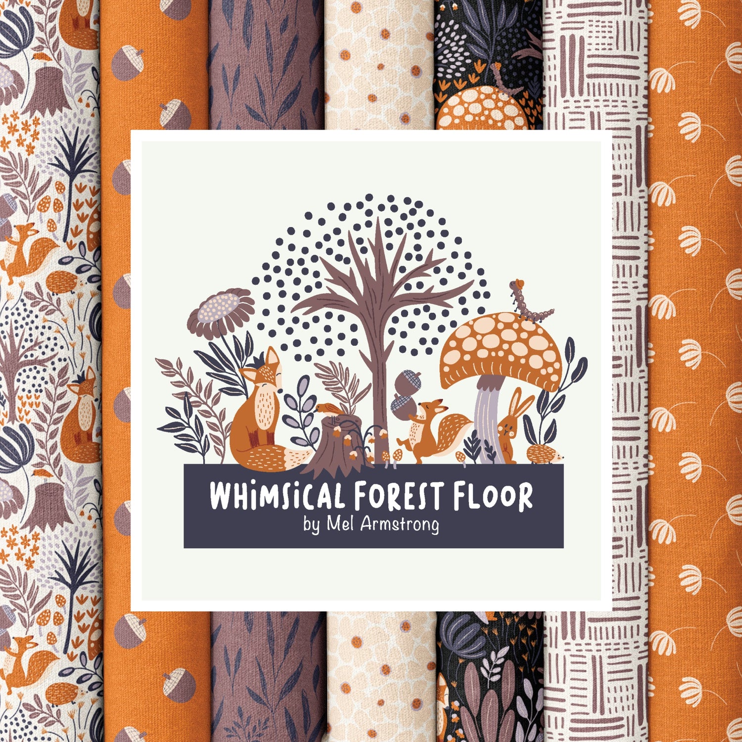 Whimsical Forest Floor by Mel Armstrong for Cloud9 Fabrics