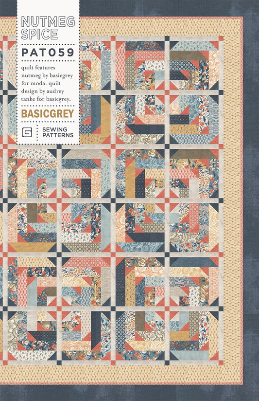 Nutmeg Spice Quilt Pattern by BasicGrey