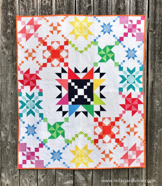 Patch Party Quilt Pattern by Leila Gardunia