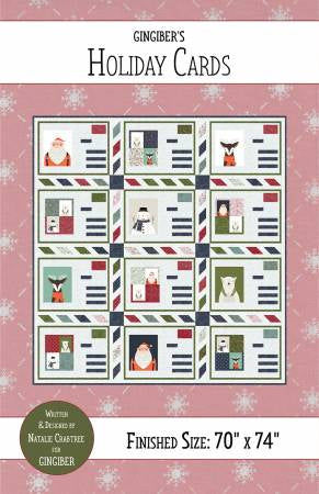 Holiday Cards Quilt Pattern by Ginigber