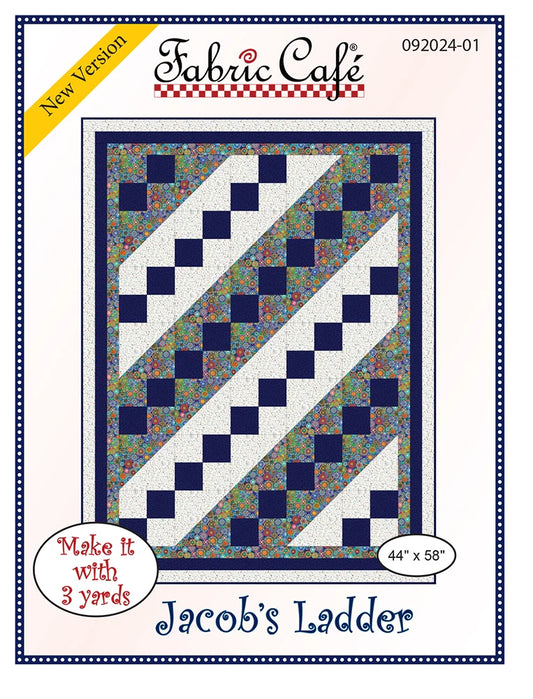 Jacob's Ladder Quilt Pattern by Fabric Cafe