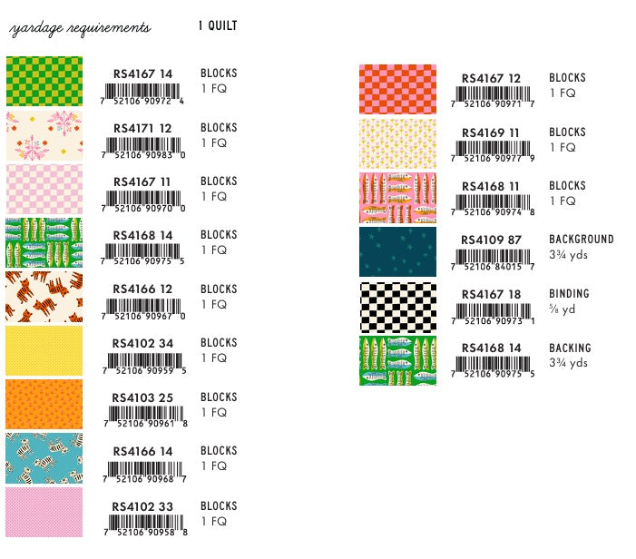 1-800-Calico by Alexia Marcelle Abegg : Bloom Ballet Quilt Kit