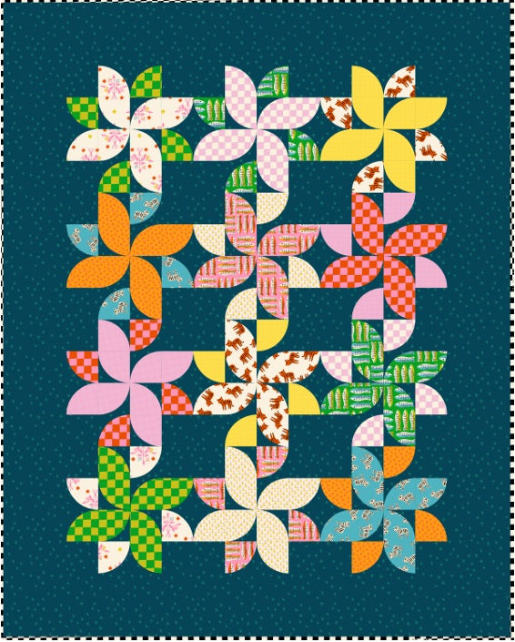 Bloom Ballet Quilt Pattern by Megan Collins Quilt Design