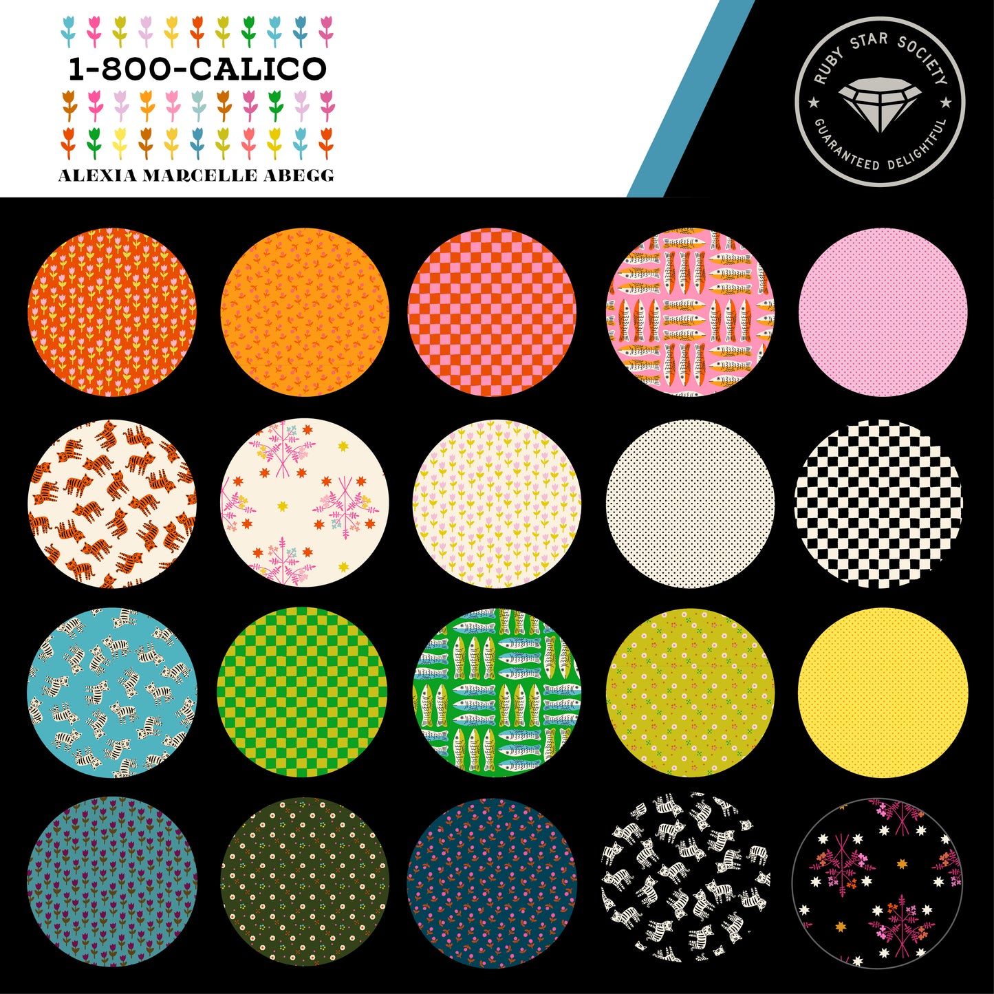 1-800-Calico by Alexia Marcelle Abegg : Fabric Bundles Including Panels