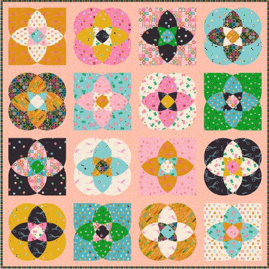 1-800-Notions by Ruby Star Society Collaborative : Folk Festival Quilt Kit