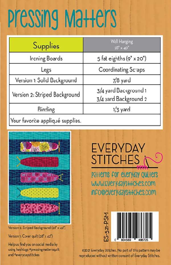 1-800-Notions by Ruby Star Society Collaborative REPRINT : Pressing Matters Applique Quilt Kit
