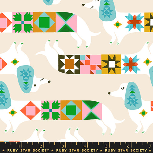 1-800-Notions by Ruby Star Society Collaborative REPRINT : Quilty Dog Shell RS5213 11