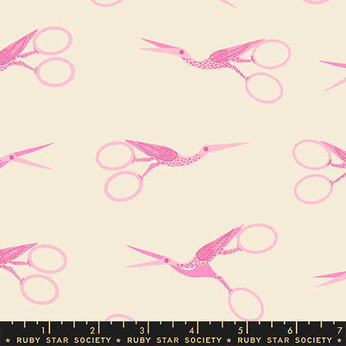 1-800-Notions by Ruby Star Society Collaborative REPRINT : Stork Scissors Shell RS5216 11