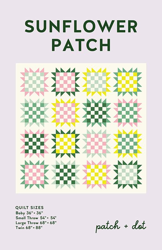 1-800-Notions by Ruby Star Society Collaborative REPRINT : Sunflower Patch Quilt Kit
