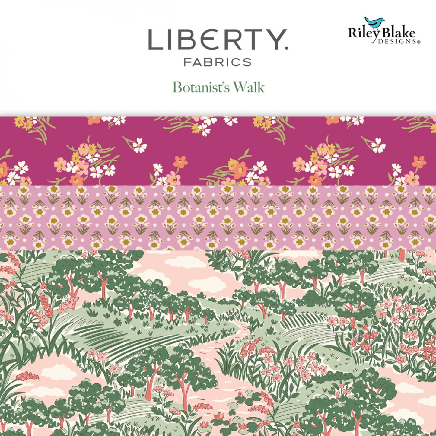 Botanists Walk by Liberty Fabrics Collection - Layer Cake (Expected March 2025)