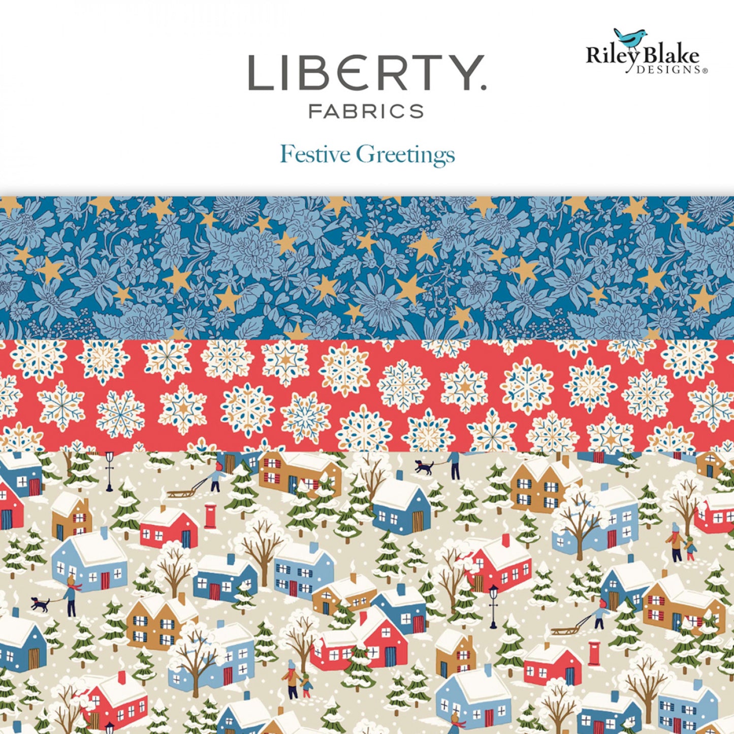 Festive Greetings by Liberty Fabrics Collection - Layer Cake (Expected August 2025)