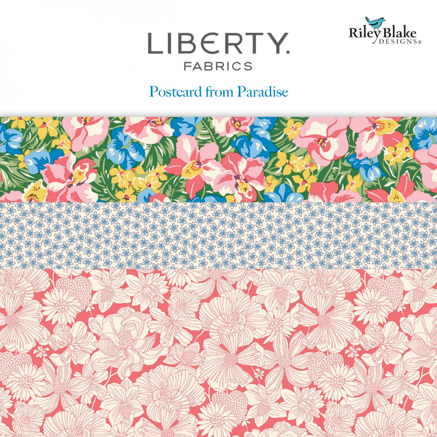 Postcard from Paradise by Liberty Fabric Collection - Layer Cake (Expected July 2025)