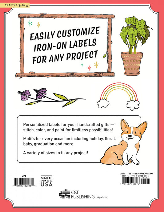 101 Delightful Iron-on Quilt Labels # 20515 - Special Order