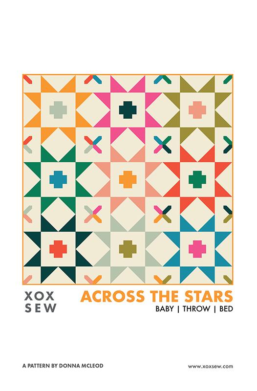 Across The Stars Quilt Pattern by XOXSEW