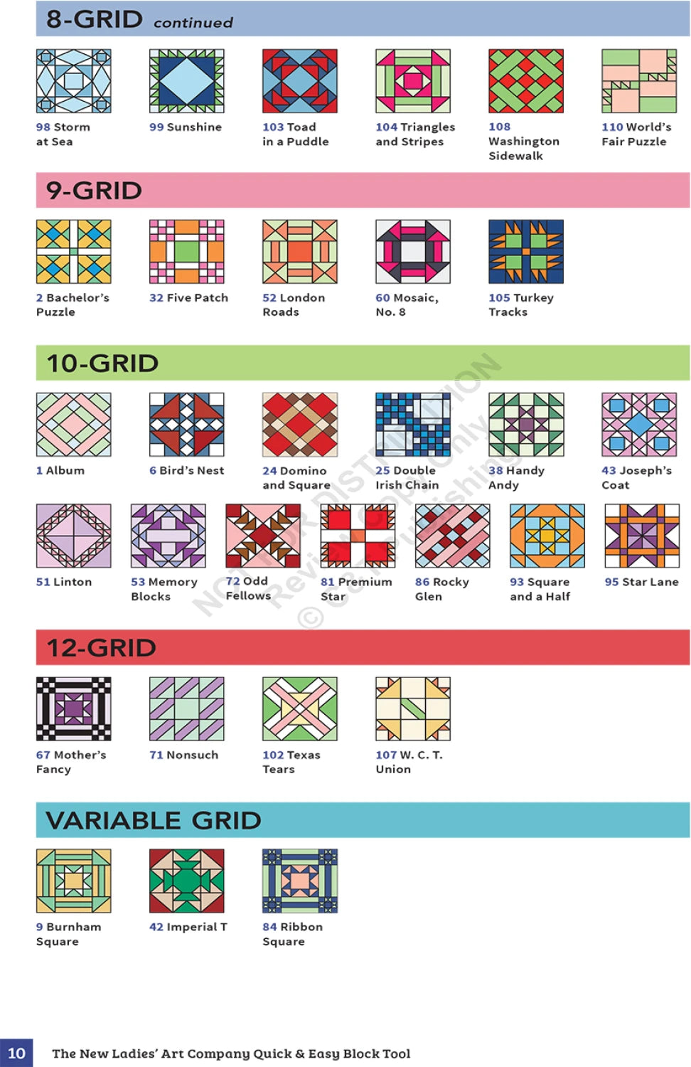 The New Ladies Art Company Quick & Easy Block Tool by Connie Chunn