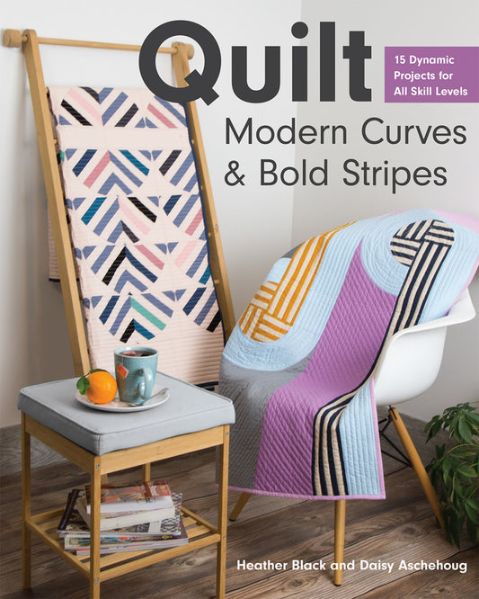 Quilt Modern Curves & Bold Stripes # 11368