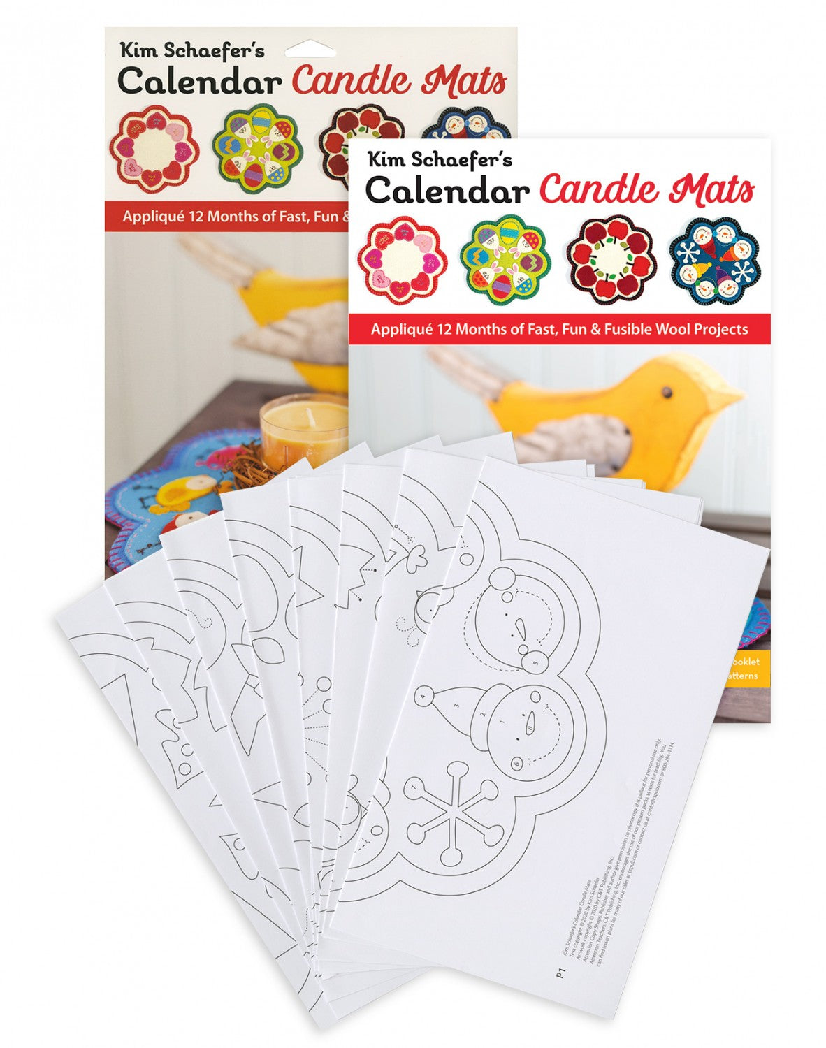 Kim Schaefer’s Calendar Candle Mats # 11407 - Special Order