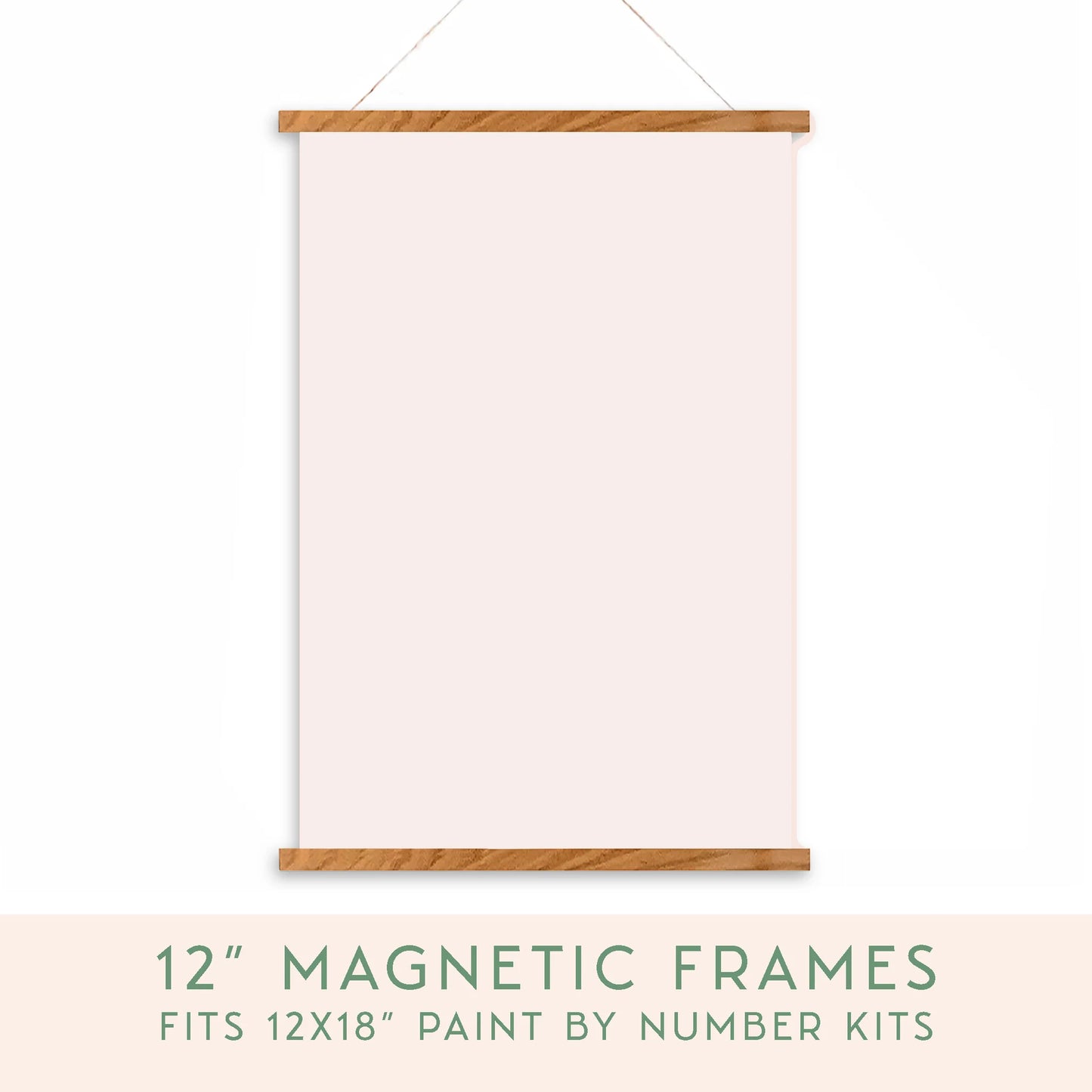 Wood Magnetic Frame for Paint By Number Kits