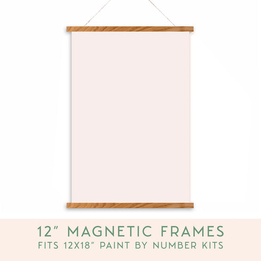 Wood Magnetic Frame for Paint By Number Kits