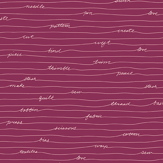 Scrawl by Giucy Giuce : Longhand Malbec A-1216-P
