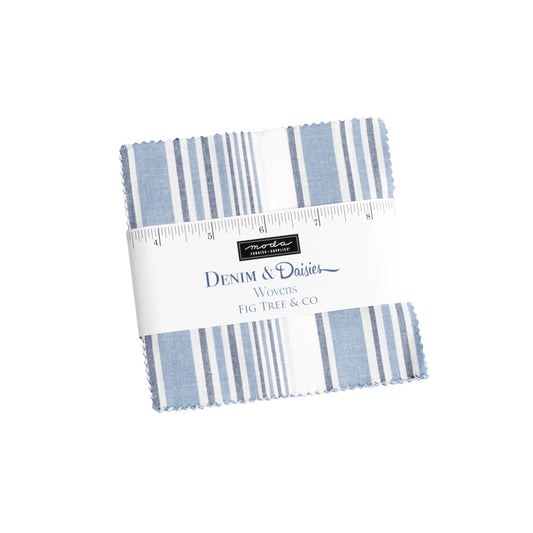 Denim & Daisies Wovens by Fig Tree & Co.: Charm Pack