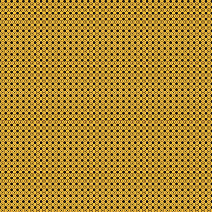 Pas de trucs, juste des friandises par Hannah West : Dots Yellow 1330-44