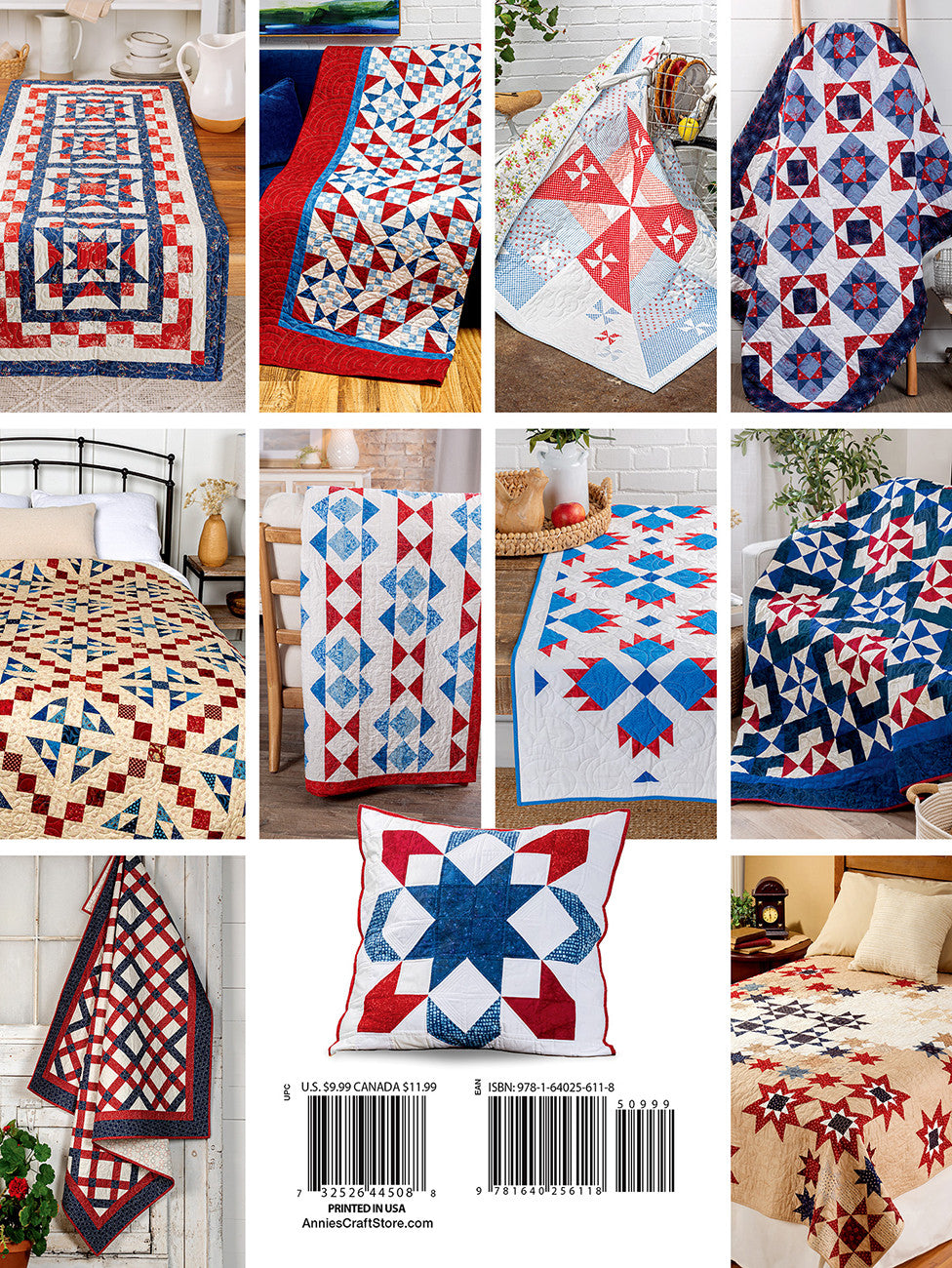 Americana Quilts 11 Designs to Celebrate Red, White & Blue # 141518