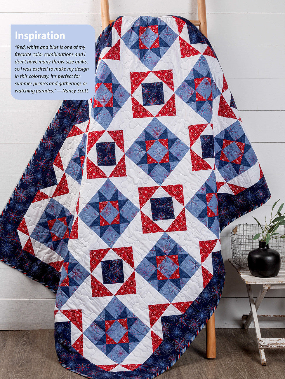 Americana Quilts 11 Designs to Celebrate Red, White & Blue # 141518