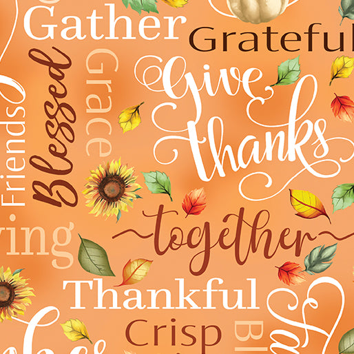 Give Thanks by Nicole DeCamp 10" Squares - Special Order (Expected Arrival April 2025)