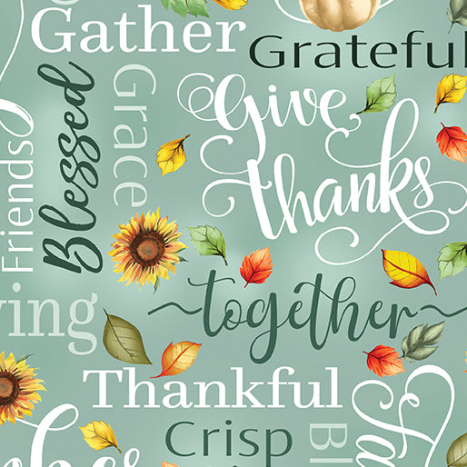 Give Thanks by Nicole DeCamp 10" Squares - Special Order (Expected Arrival April 2025)