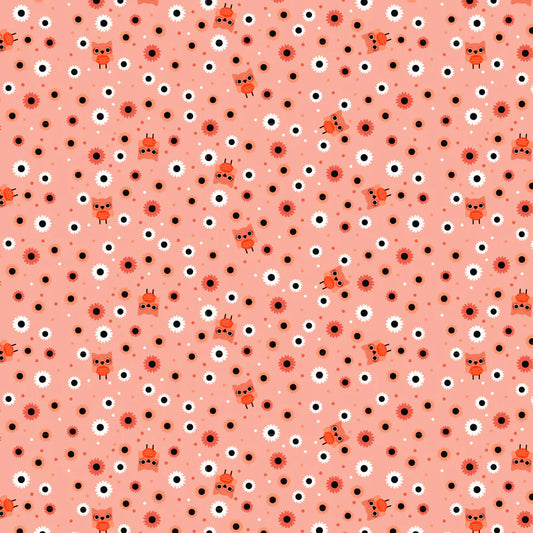 Not Scary by Poppie Cotton : Hootie Hoot Orange