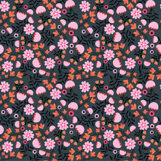 Not Scary by Poppie Cotton : Pumpkin Pie Grey