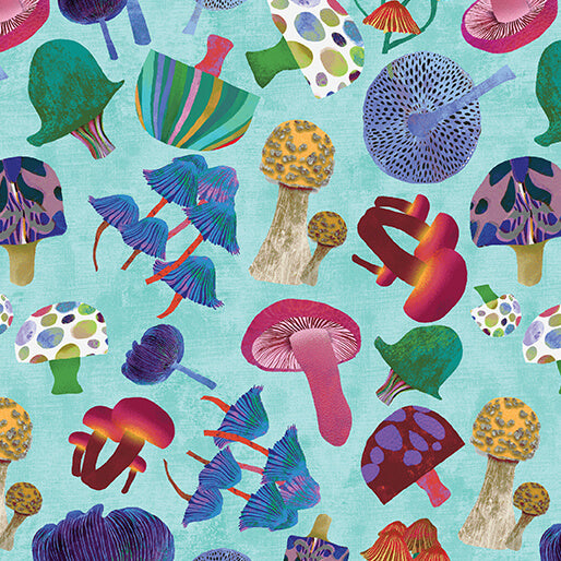 Modern Mushrooms by Kate Segal 2.5" Strips - Special Order (Expected Arrival July 2025)