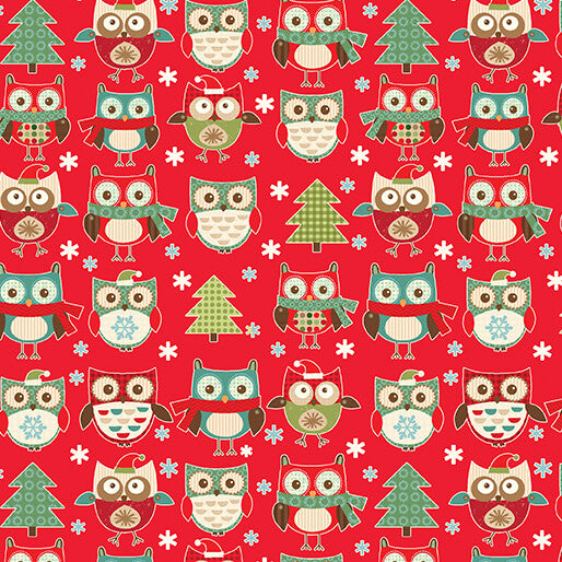 Owl Be Home For Christmas by Jessica Flick 2.5" Strips - Special Order (Expected Arrival June 2025)