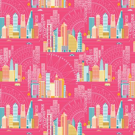 Cityscape Day by Amanda Murphy 42 pc 10" Squares - Special Order (Expected Arrival February 2025)