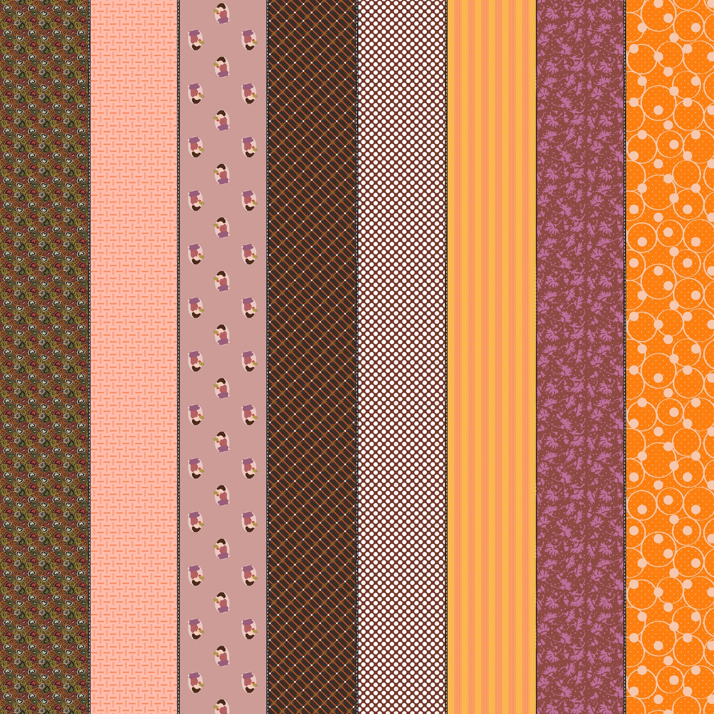 Gathered Lollies by Jen Kingwell : Fabric Bundles