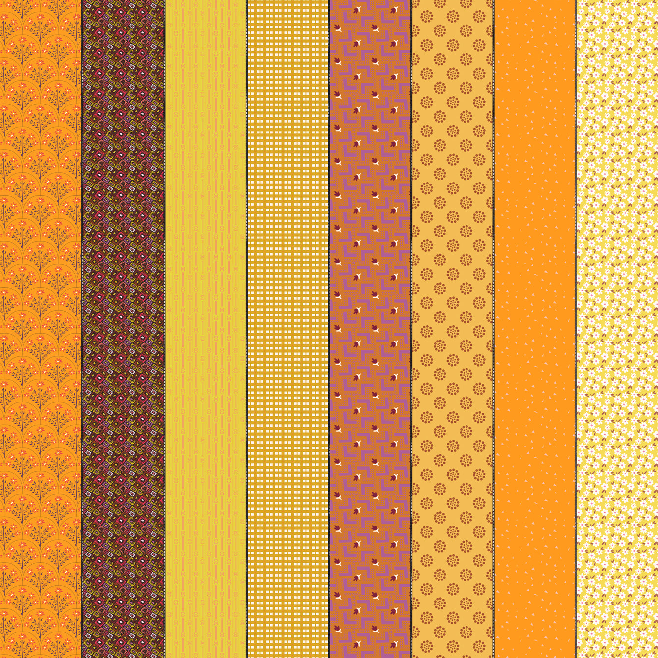 Gathered Lollies by Jen Kingwell : Fabric Bundles