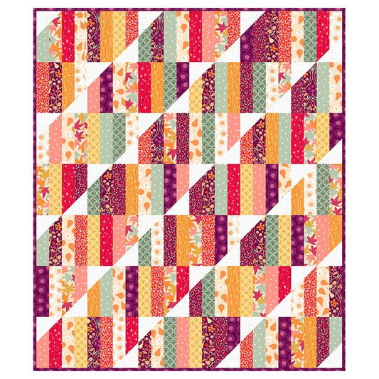 Happy Stripes Quilt featuring Splendor by Pippa Shaw - Quilt Kit