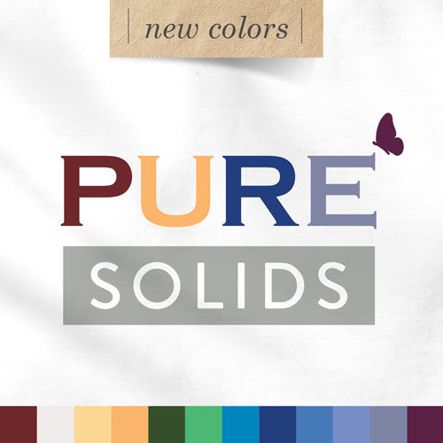 2026 New Pure Solids by Art Gallery : Fabric Bundles